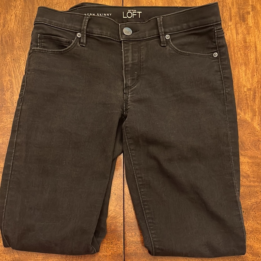 Black Modern Skinny Jeans from Ann Taylor LOFT